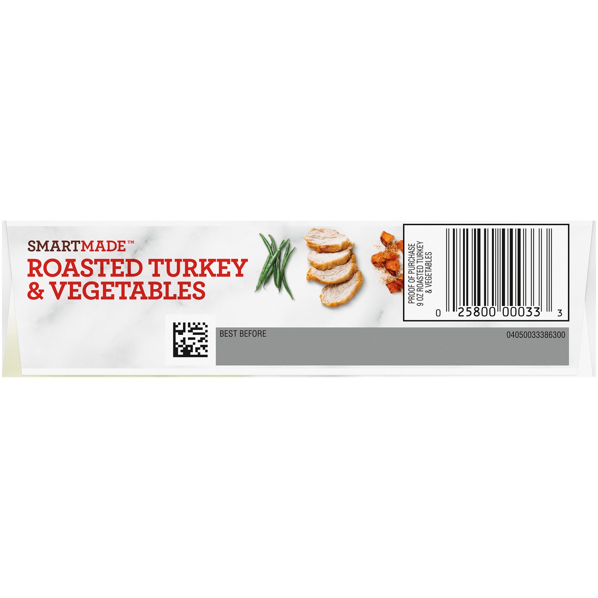 slide 5 of 9, Smart Made Roasted Turkey & Vegetables with Honey Glazed Sweet Potatoes & Green Beans Frozen Meal, 9 oz Box, 9 oz