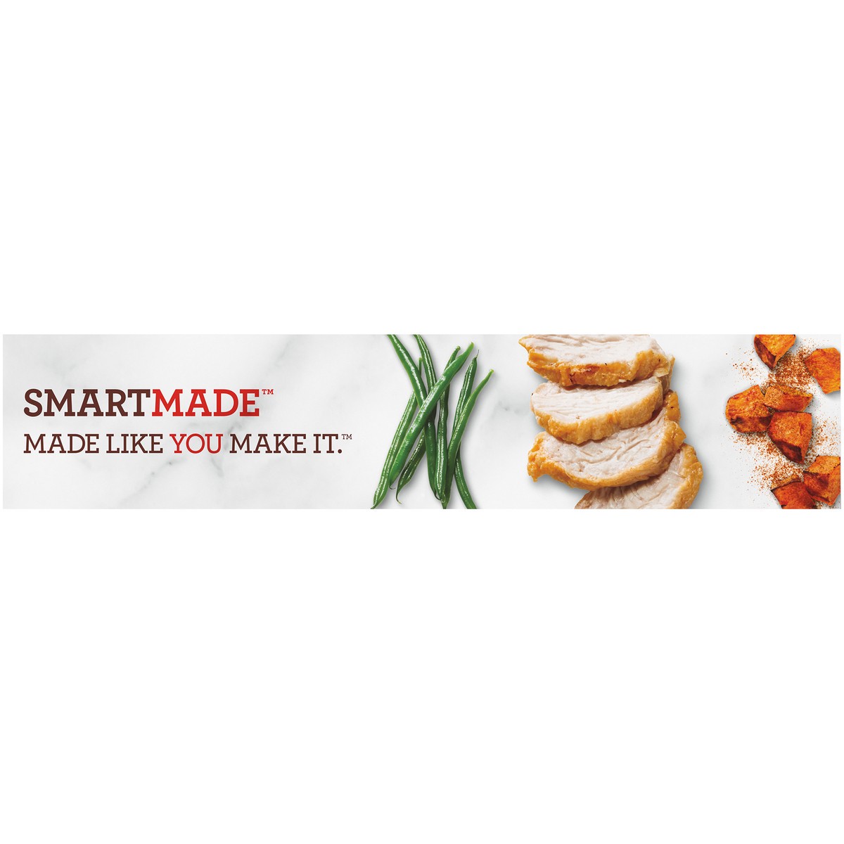 slide 2 of 9, Smart Made Roasted Turkey & Vegetables with Honey Glazed Sweet Potatoes & Green Beans Frozen Meal, 9 oz Box, 9 oz