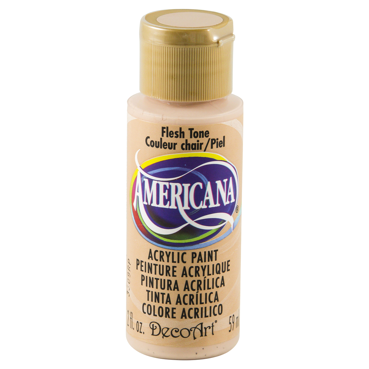 slide 1 of 4, Americana Acrylics Flesh Tone, 2 oz