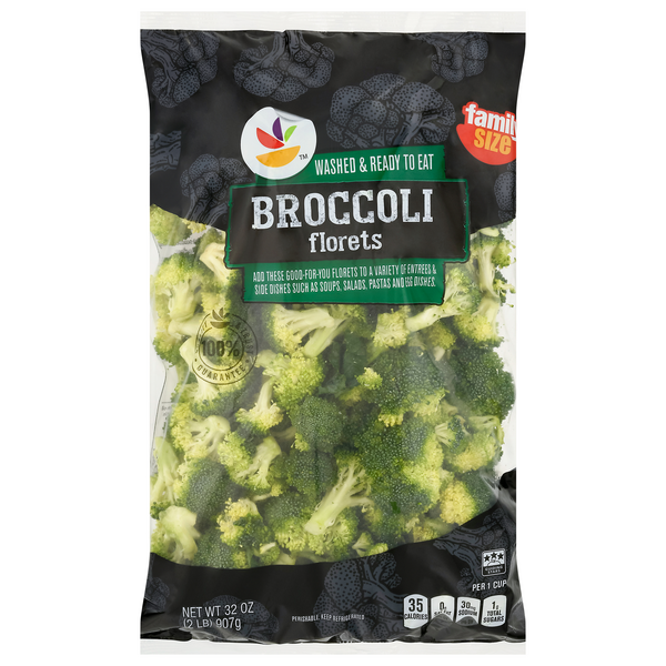 slide 1 of 1, Giant Broccoli Florets Family Size, 32 oz