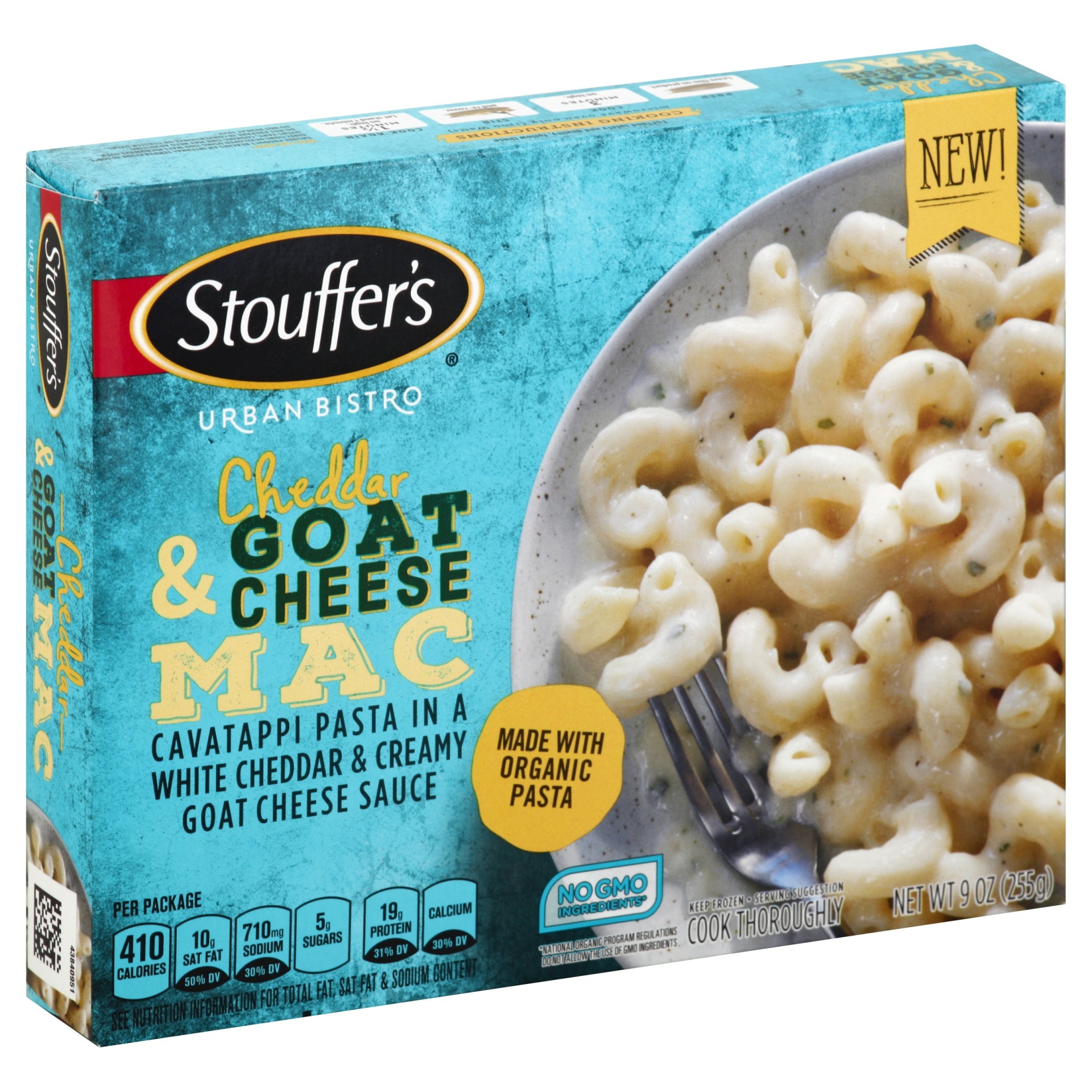 slide 1 of 8, Stouffer's Urban Bistro Cheddar & Goat Cheese Mac, 9 oz