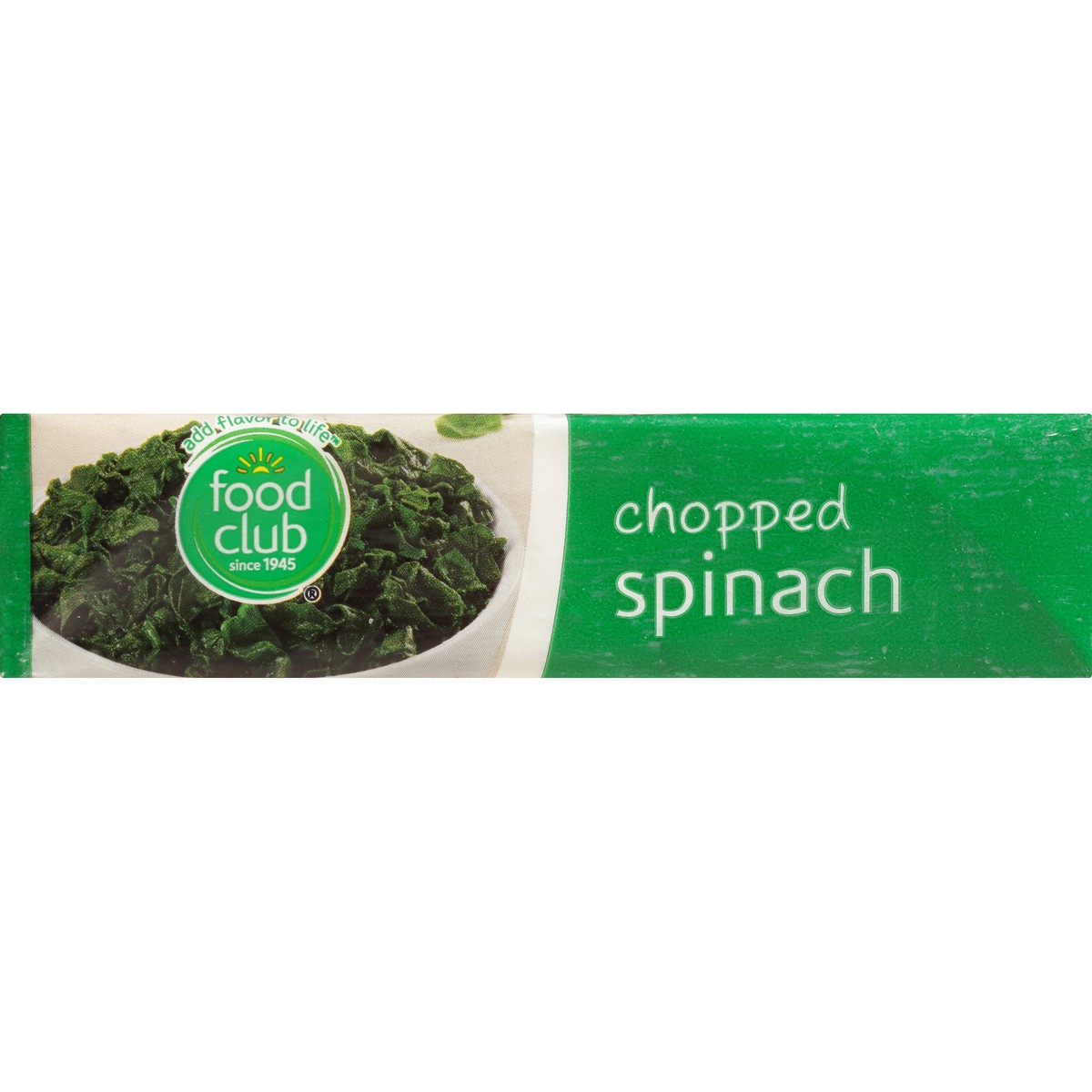 slide 12 of 15, Food Club Chopped Spinach, 10 oz