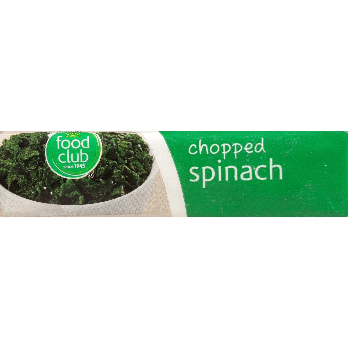 slide 15 of 15, Food Club Chopped Spinach, 10 oz