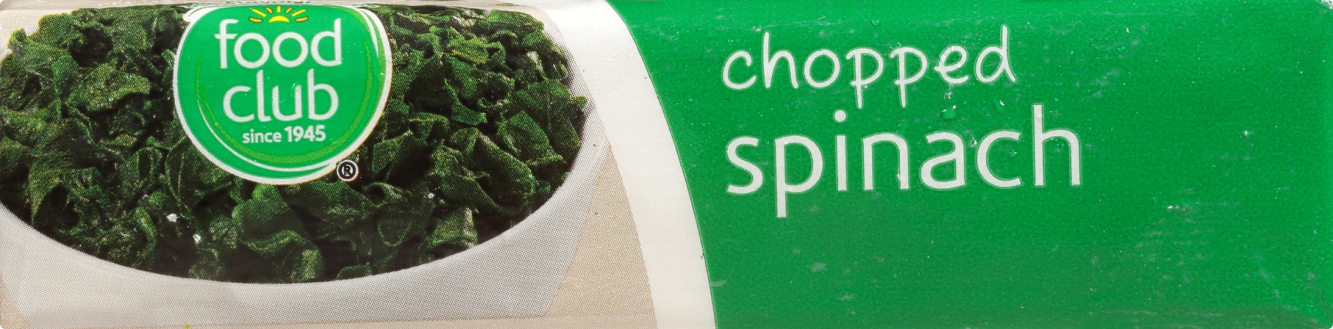 slide 4 of 6, Food Club Frozen Chopped Spinach, 10 oz