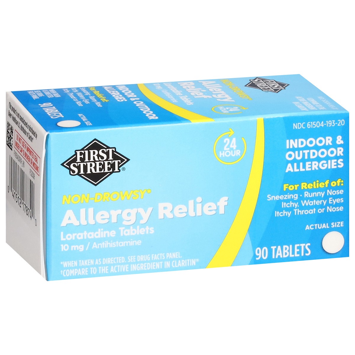 slide 9 of 17, First Street Fs Alrgy Rel Tb Loratadine Cmp Claritin, 90 ct