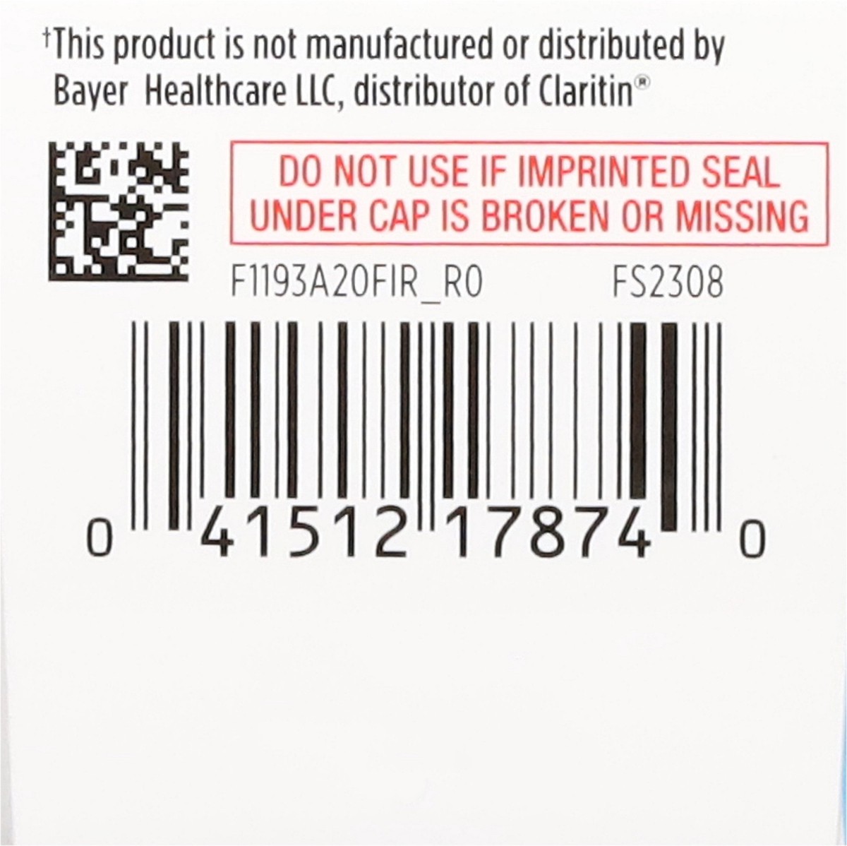 slide 8 of 17, First Street Fs Alrgy Rel Tb Loratadine Cmp Claritin, 90 ct