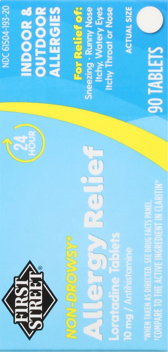 slide 11 of 17, First Street Fs Alrgy Rel Tb Loratadine Cmp Claritin, 90 ct