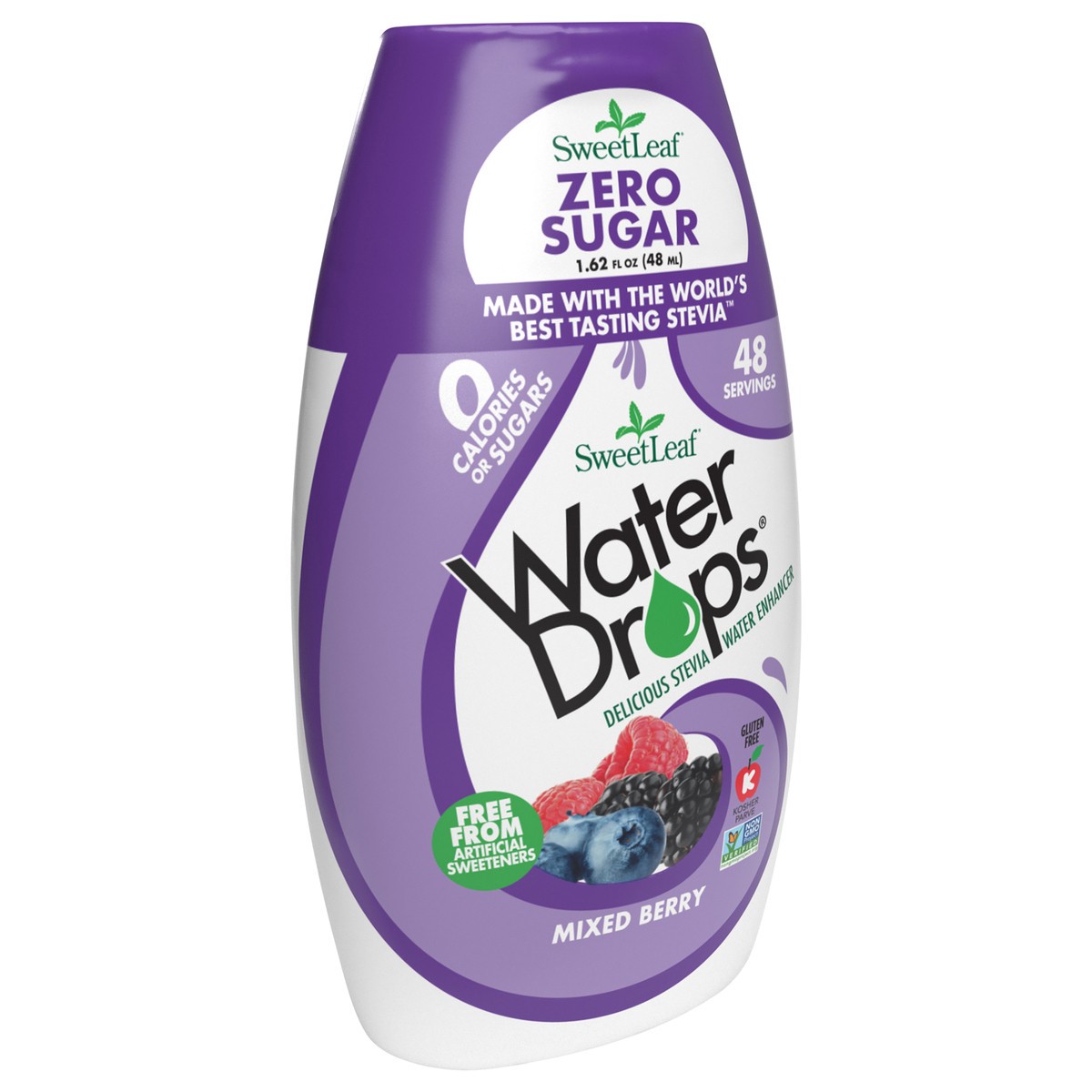 slide 7 of 9, SweetLeaf Mixed Berry Water Drops, 1.62 fl oz