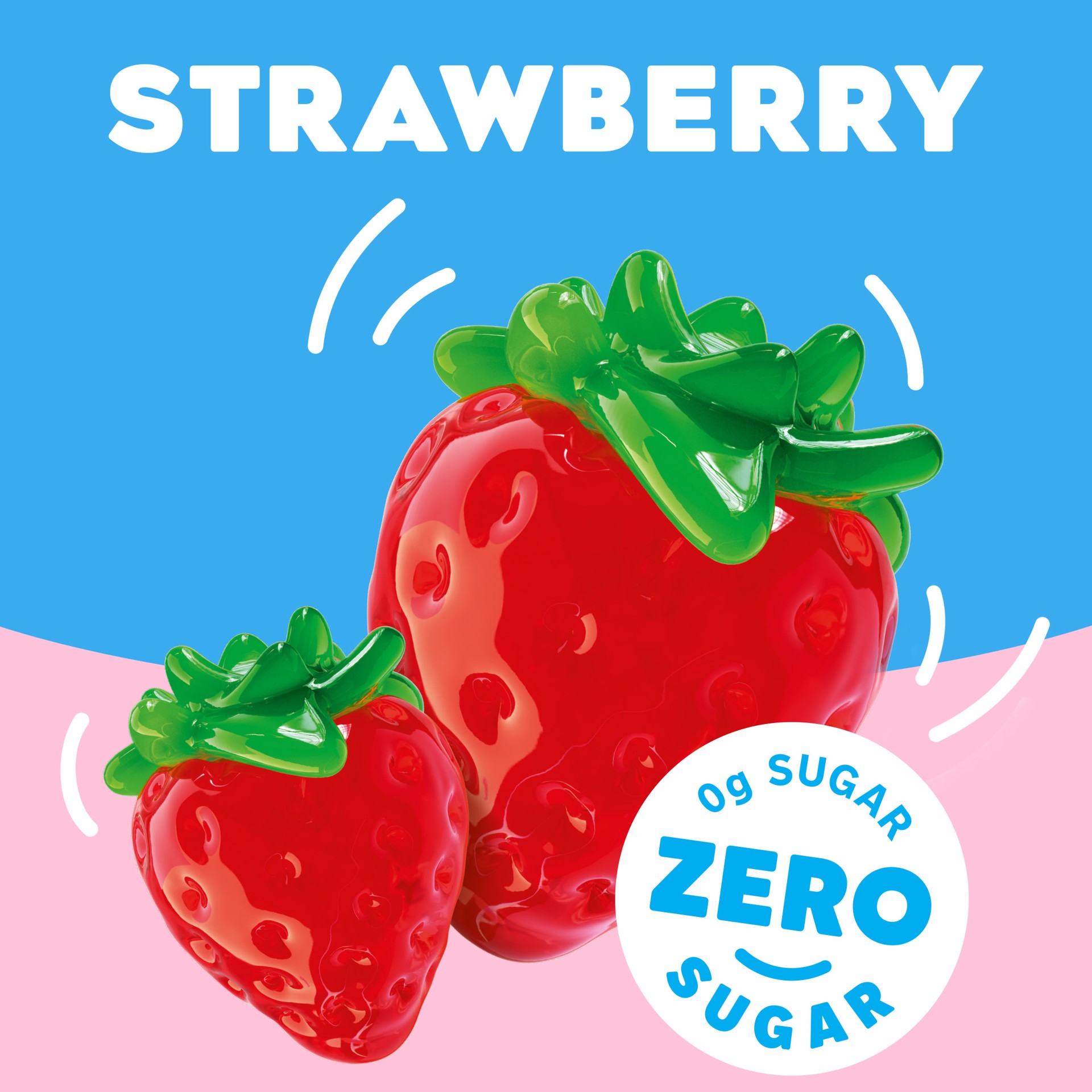 slide 2 of 5, Jell-O Strawberry Artificially Flavored Zero Sugar Ready-to-Eat Gelatin Snack Cups Family Size Pack, 8 ct Cups, 8 ct