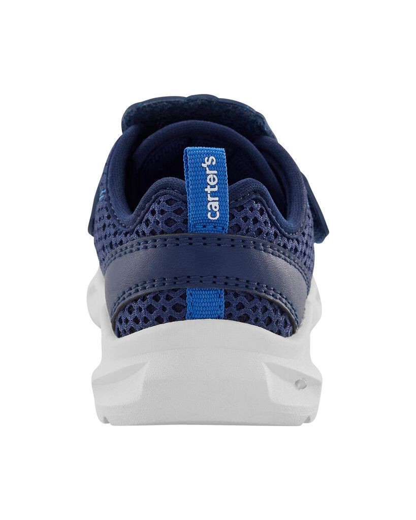 slide 2 of 8, Carter's Toddler Dinosaur Light-Up Athletic Sneakers Navy 4, 1 ct