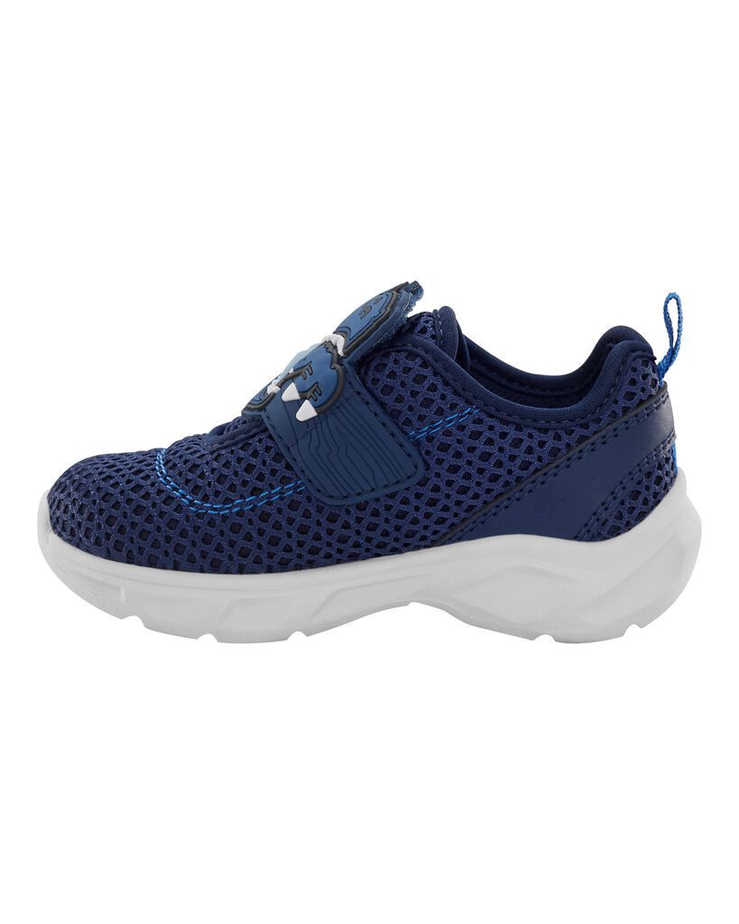 slide 4 of 8, Carter's Toddler Dinosaur Light-Up Athletic Sneakers Navy 4, 1 ct