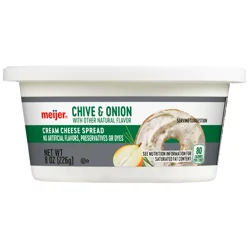 Meijer Chive and Onion Cream Cheese Spread