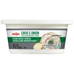 Meijer Chive and Onion Cream Cheese Spread