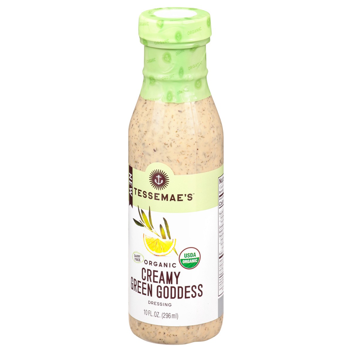 slide 6 of 12, Tessemae's Organic Creamy Green Goddess Dressing 10 oz, 1 ct