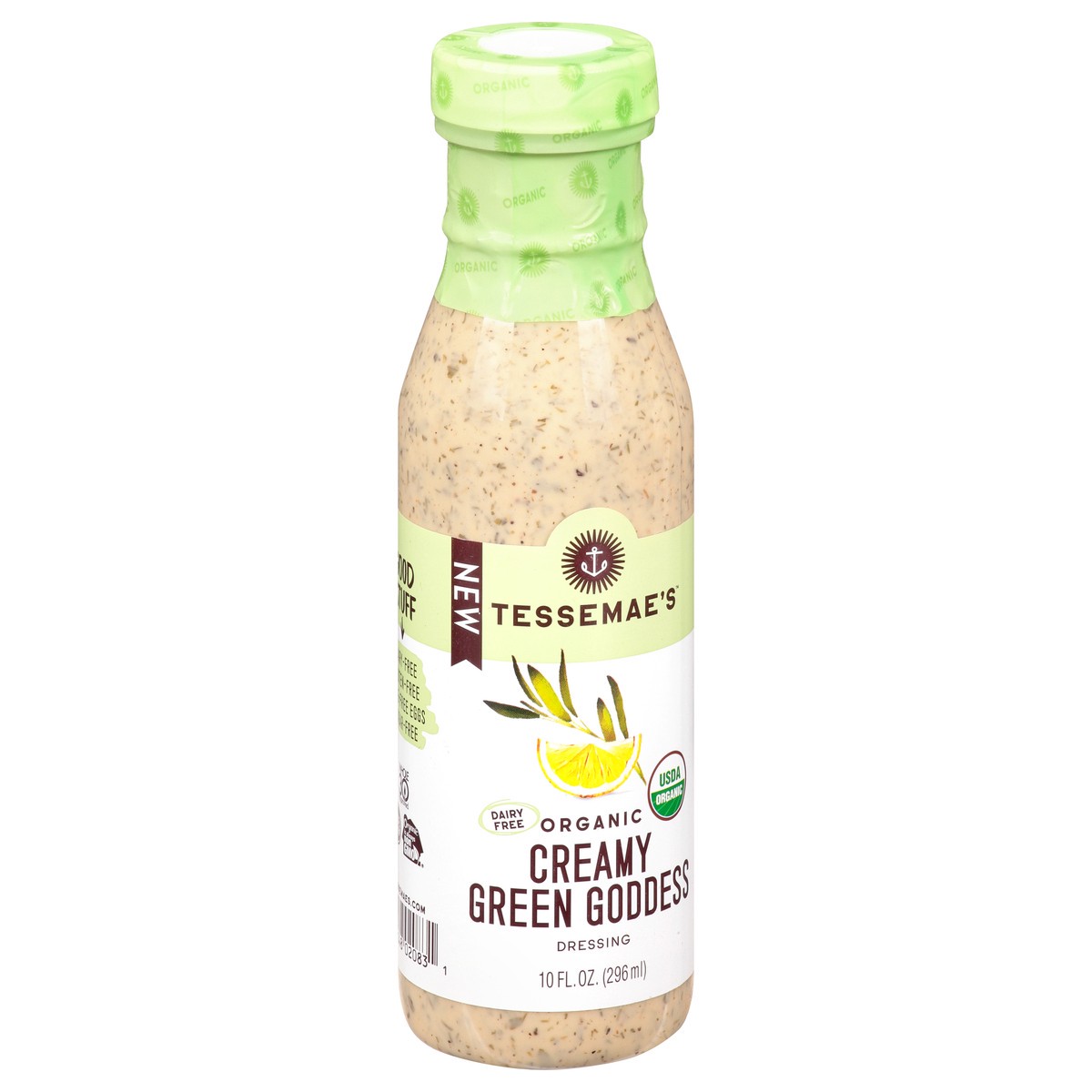 slide 10 of 12, Tessemae's Organic Creamy Green Goddess Dressing 10 oz, 1 ct