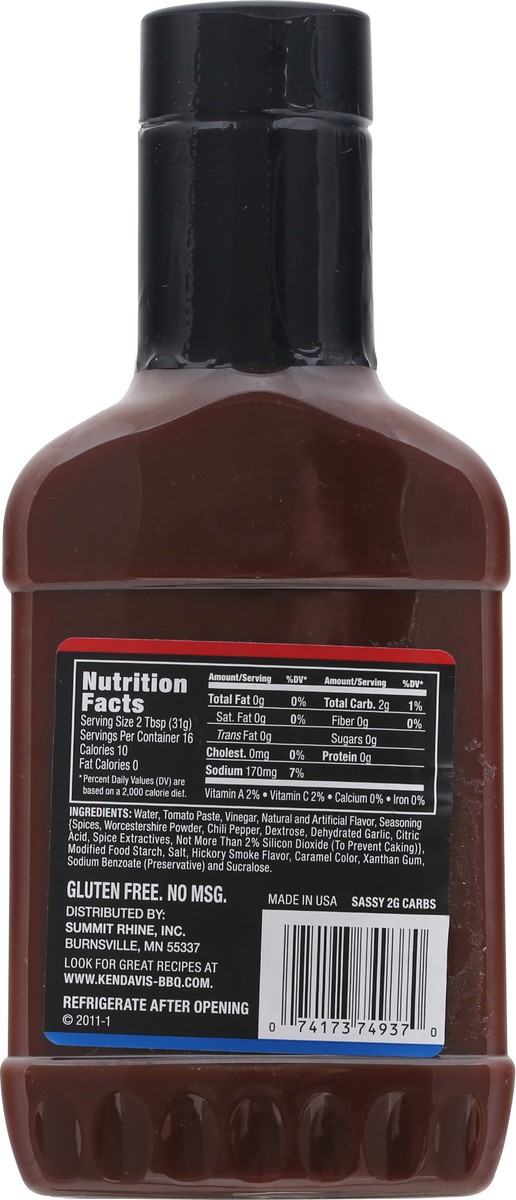 slide 2 of 9, Ken Davis 2 Carb Sweet & Sassy Bar-B-Q Sauce 17.5 oz, 17.5 oz