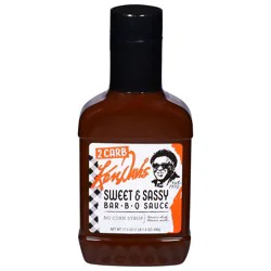 Ken Davis 2 Carb Sweet & Sassy Bar-B-Q Sauce 17.5 oz