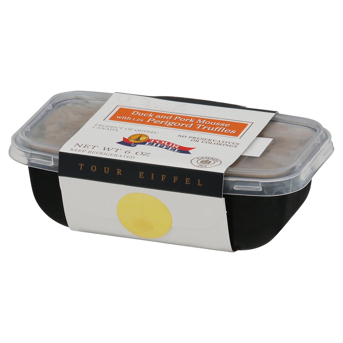 slide 11 of 13, Tour Eiffel With 1.2% Perigord Truffles Duck and Pork Mousse 6 oz, 6 oz