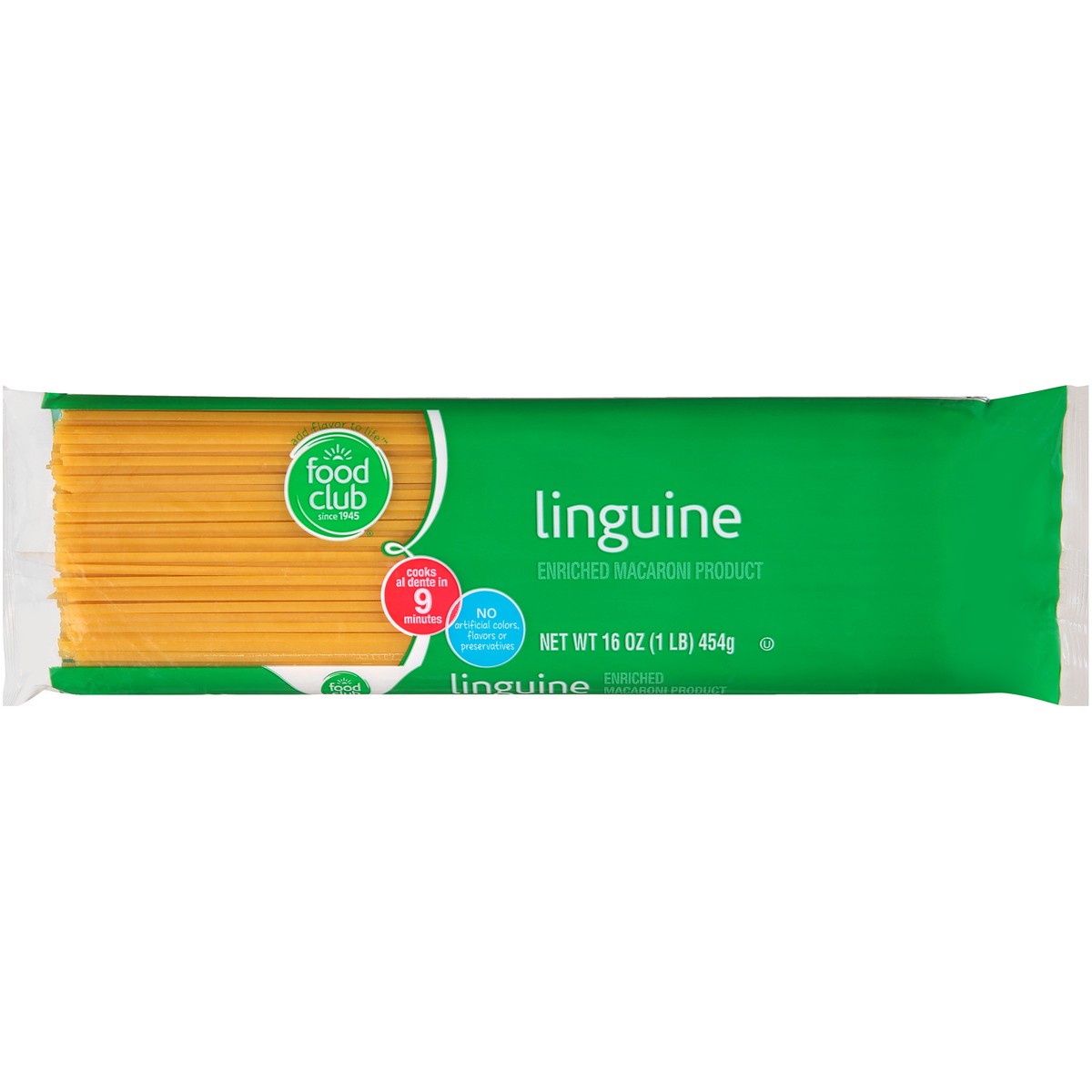 slide 1 of 10, Food Club Enriched Macaroni Product, Linguine, 16 oz