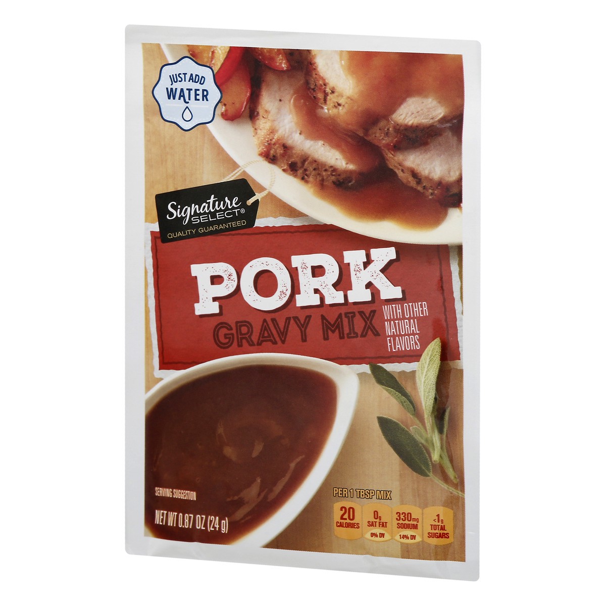 slide 3 of 9, Signature Select Pork Gravy Mix 0.87 oz, 0.87 oz