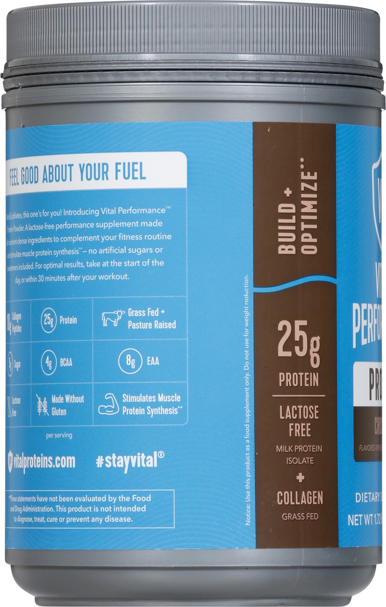 slide 7 of 9, Vital Performance Chocolate Protein Powder 1.72 lb, 1 ct