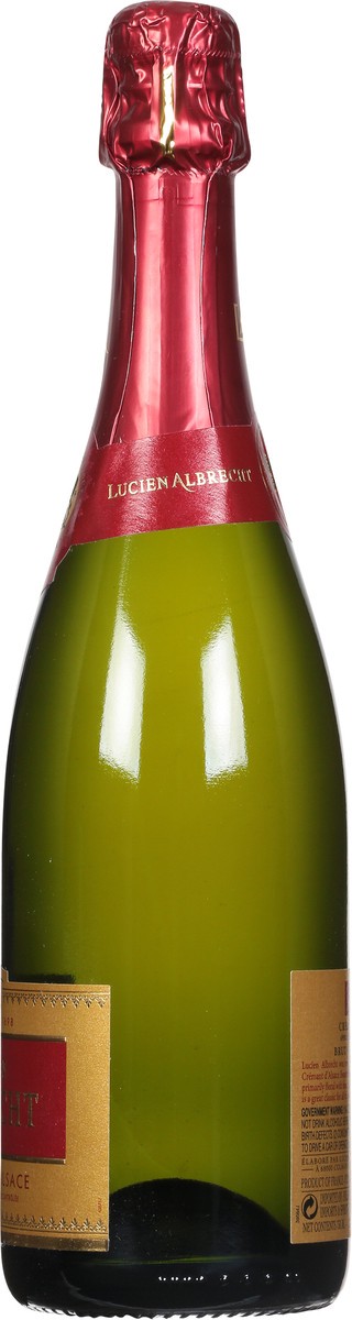 slide 9 of 9, Other-Alcoholic Beverages Lucien Albrecht Brut, 750 ml