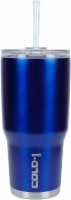 slide 1 of 1, Reduce Cold-1 Vacuum Insulated Tumbler Matte Blue Metallic, 34 oz