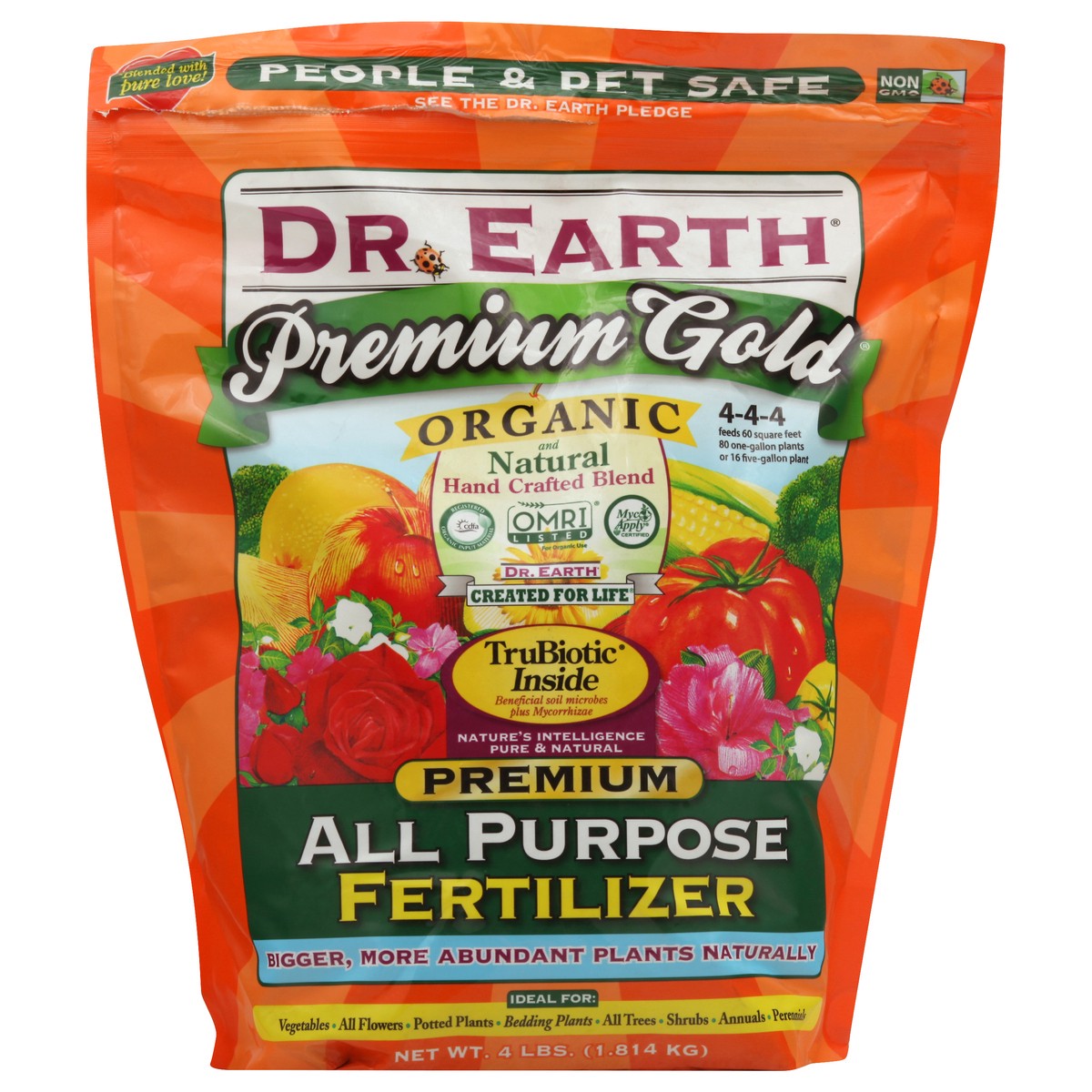 slide 2 of 7, Dr. Earth Premium Gold Organic All Purpose Fertilizer, 4 lb