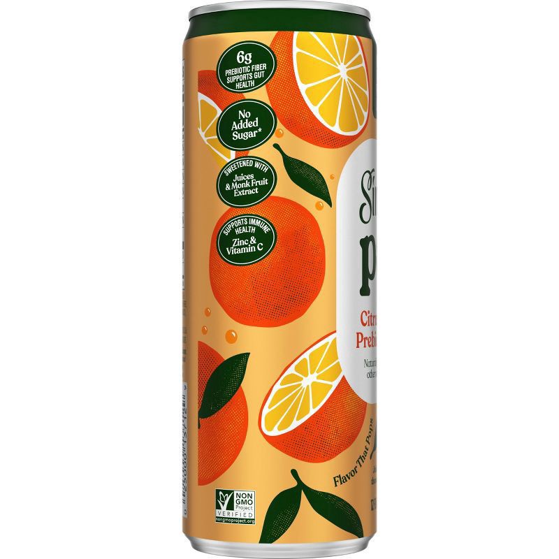 slide 3 of 11, Simply POP Prebiotic Soda Citrus Punch Can, 12 fl oz, 12 fl oz