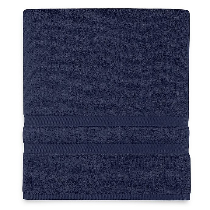 slide 1 of 3, Wamsutta Ultra Soft MICRO COTTON Bath Towel - Navy, 1 ct