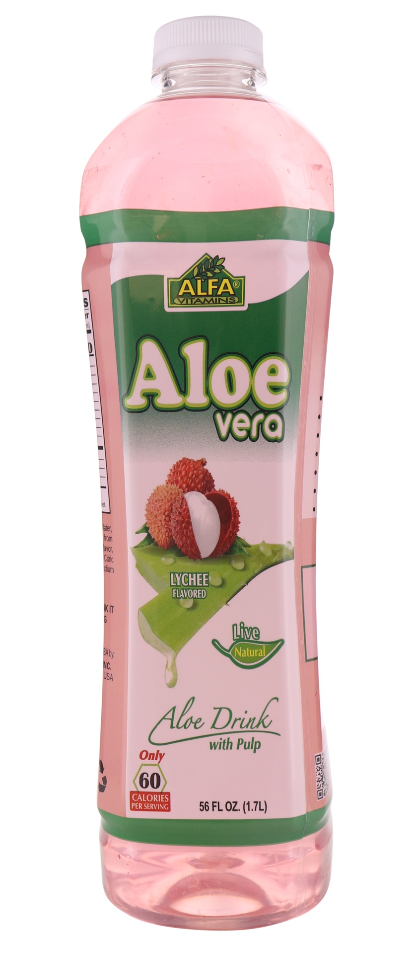 slide 1 of 1, Alfa Aloe Lychee W/pulp, 1 ct
