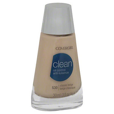 slide 1 of 1, Covergirl Clean Matte Liquid Foundation, Classic Beige 530, 1 fl oz