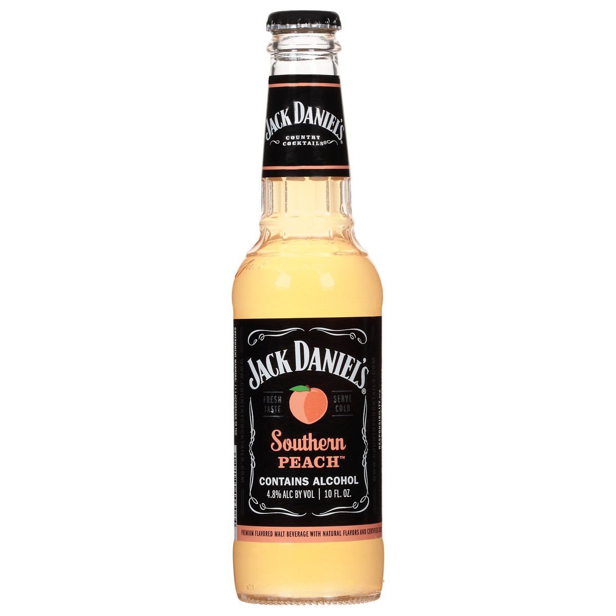 slide 1 of 9, Jack Daniel's Southern Peach Southern Peach Flavored Beer 10 fl oz, 10 fl oz