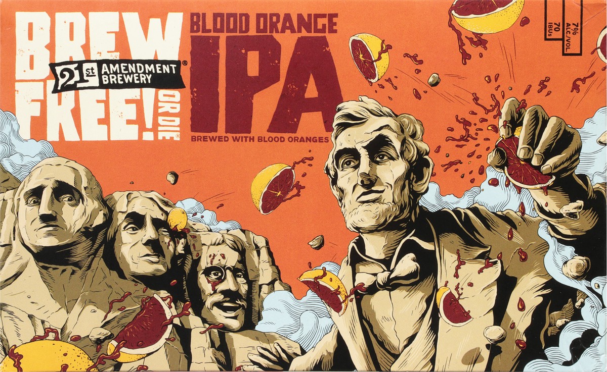 slide 5 of 9, 21st Amendment Brewery Blood Orange, 6 ct; 12 oz