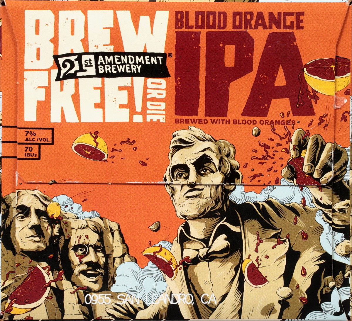 slide 7 of 9, 21st Amendment Brewery Blood Orange, 6 ct; 12 oz