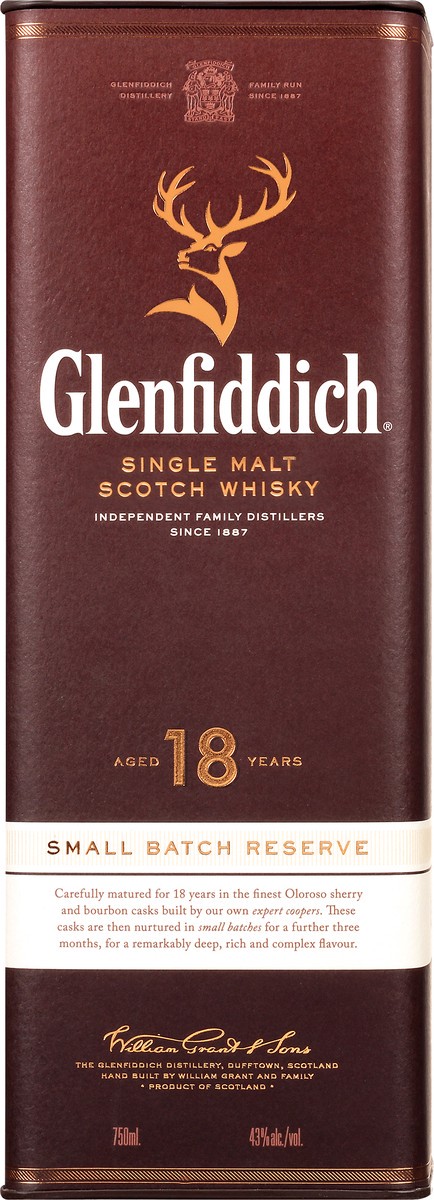 slide 6 of 9, Glenfiddich Scotch Whisky, 750 ml