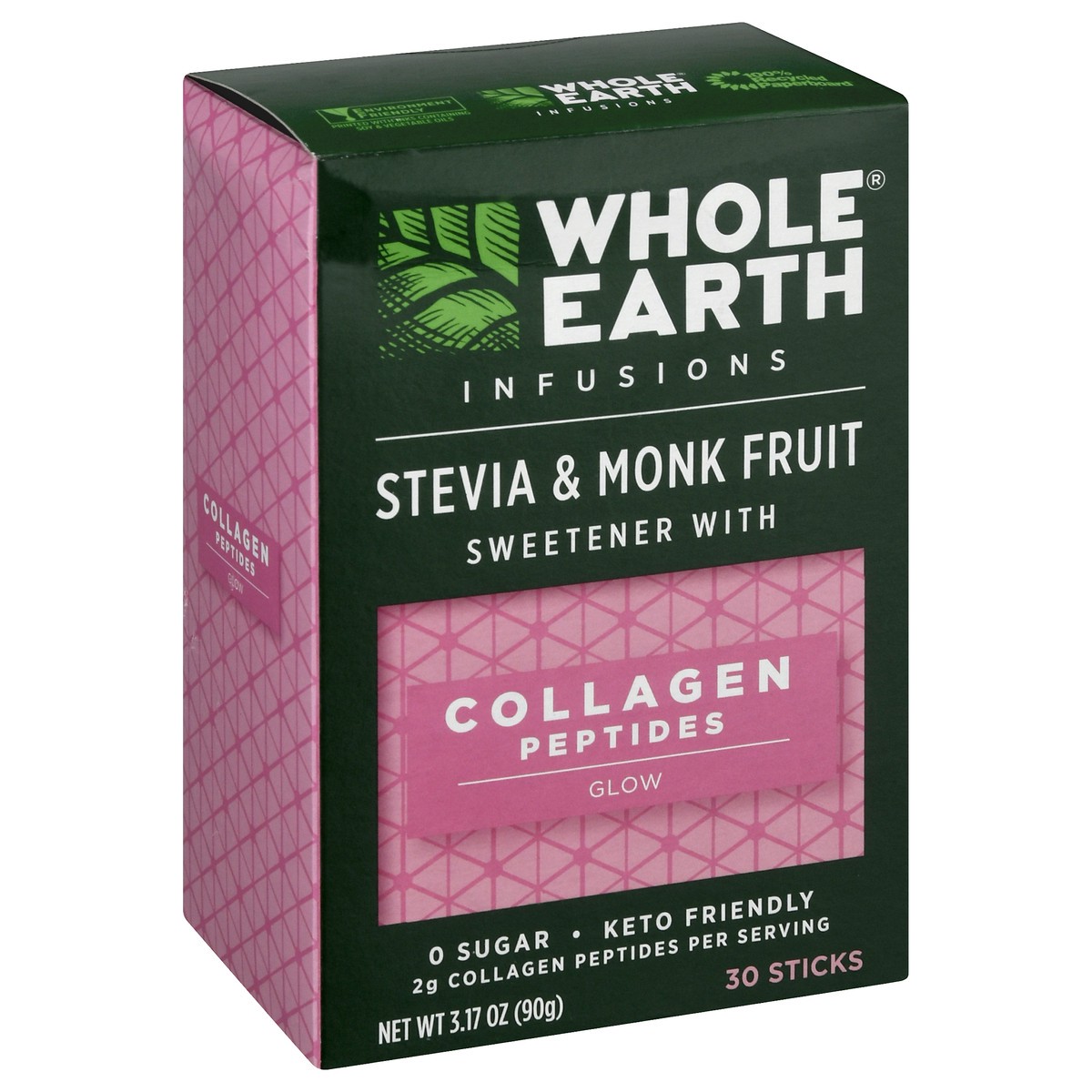 slide 2 of 9, Whole Earth Sweetener Co. Whole Earth Infusions Collagen, 3.2 oz