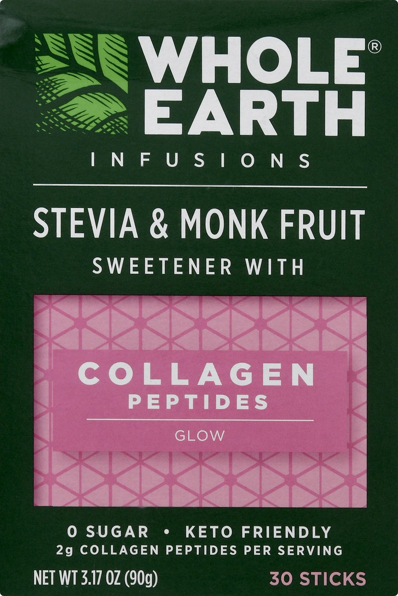 slide 6 of 9, Whole Earth Sweetener Co. Whole Earth Infusions Collagen, 3.2 oz