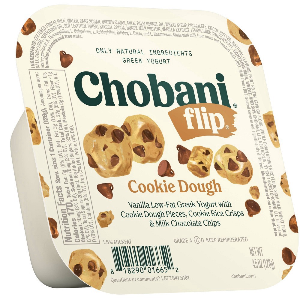slide 6 of 11, Chobani Flip Cookie Dough Greek Yogurt - 4.5oz, 4.5 oz