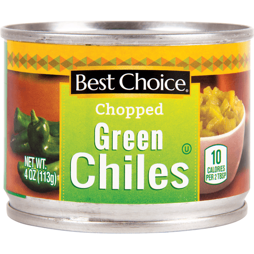 slide 1 of 1, Best Choice Chop Green Chiles, 4 oz