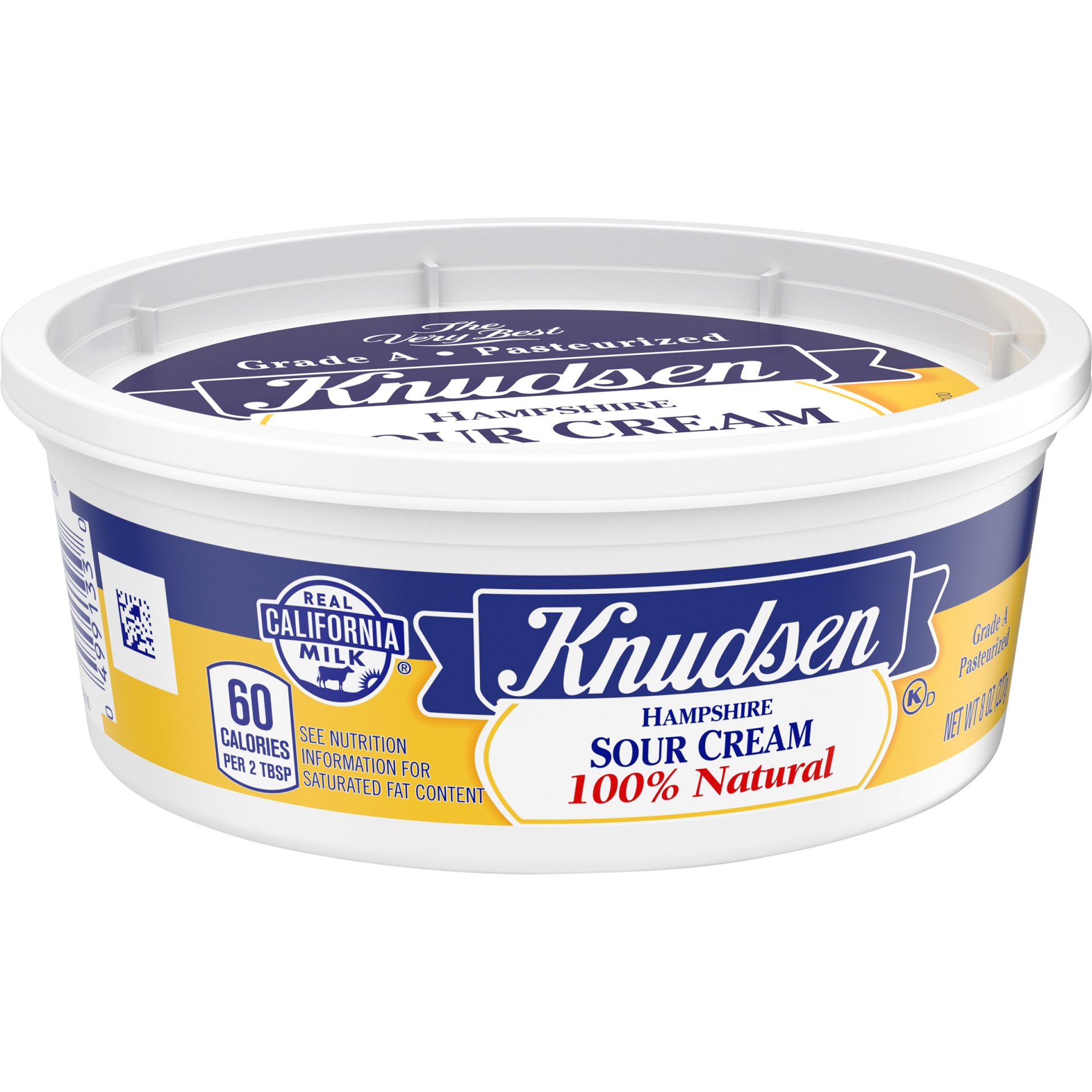 slide 1 of 1, Knudsen Hampshire Sour Cream, 8 oz