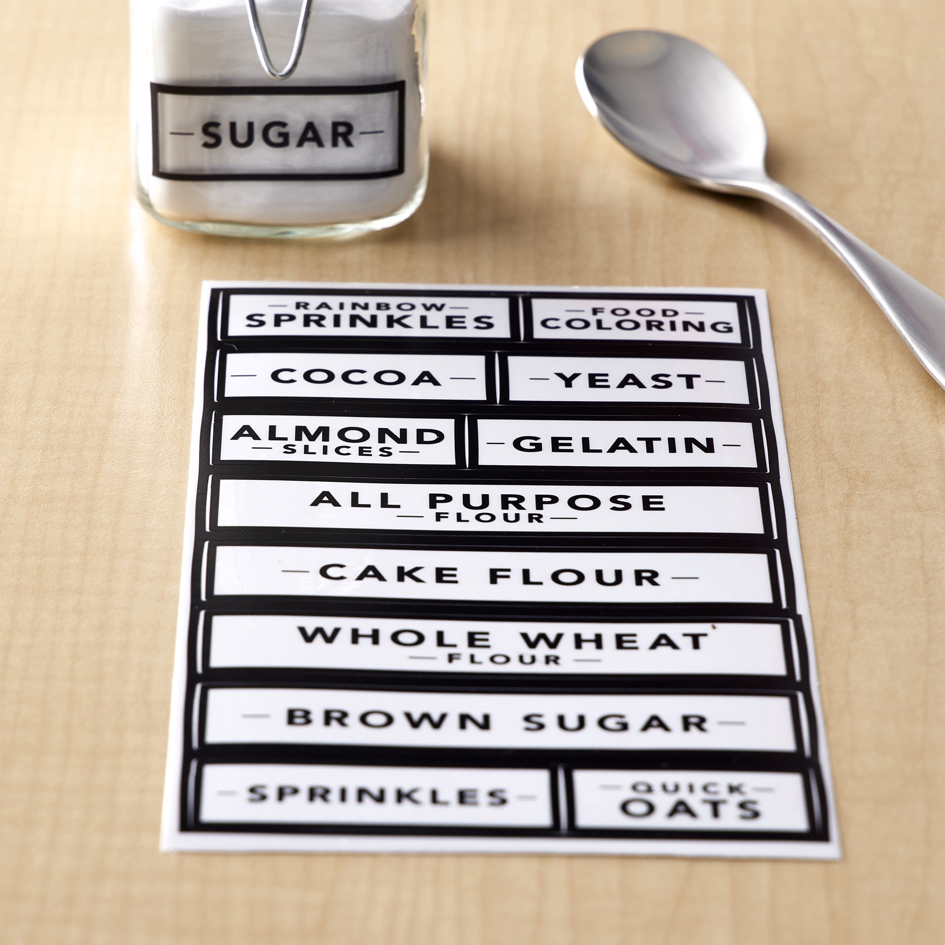 slide 5 of 6, Black Border Rectangle Household Label Stickers By Recollections, 3.88 in x 7 in