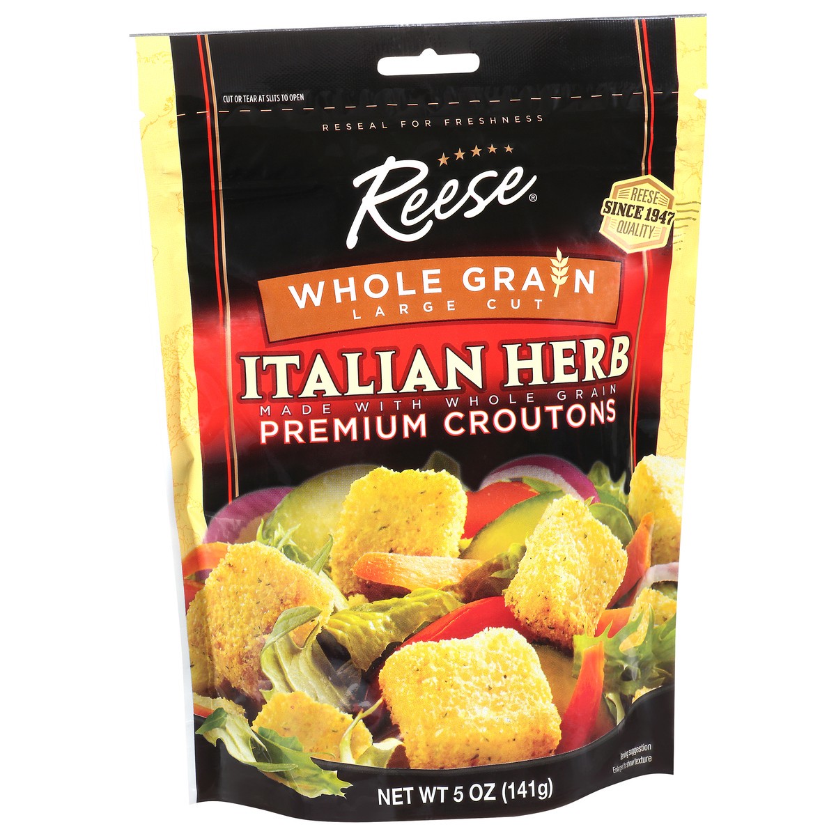 slide 11 of 12, Reese Premium Whole Grain Large Cut Italian Herb Croutons 5 oz, 5 oz