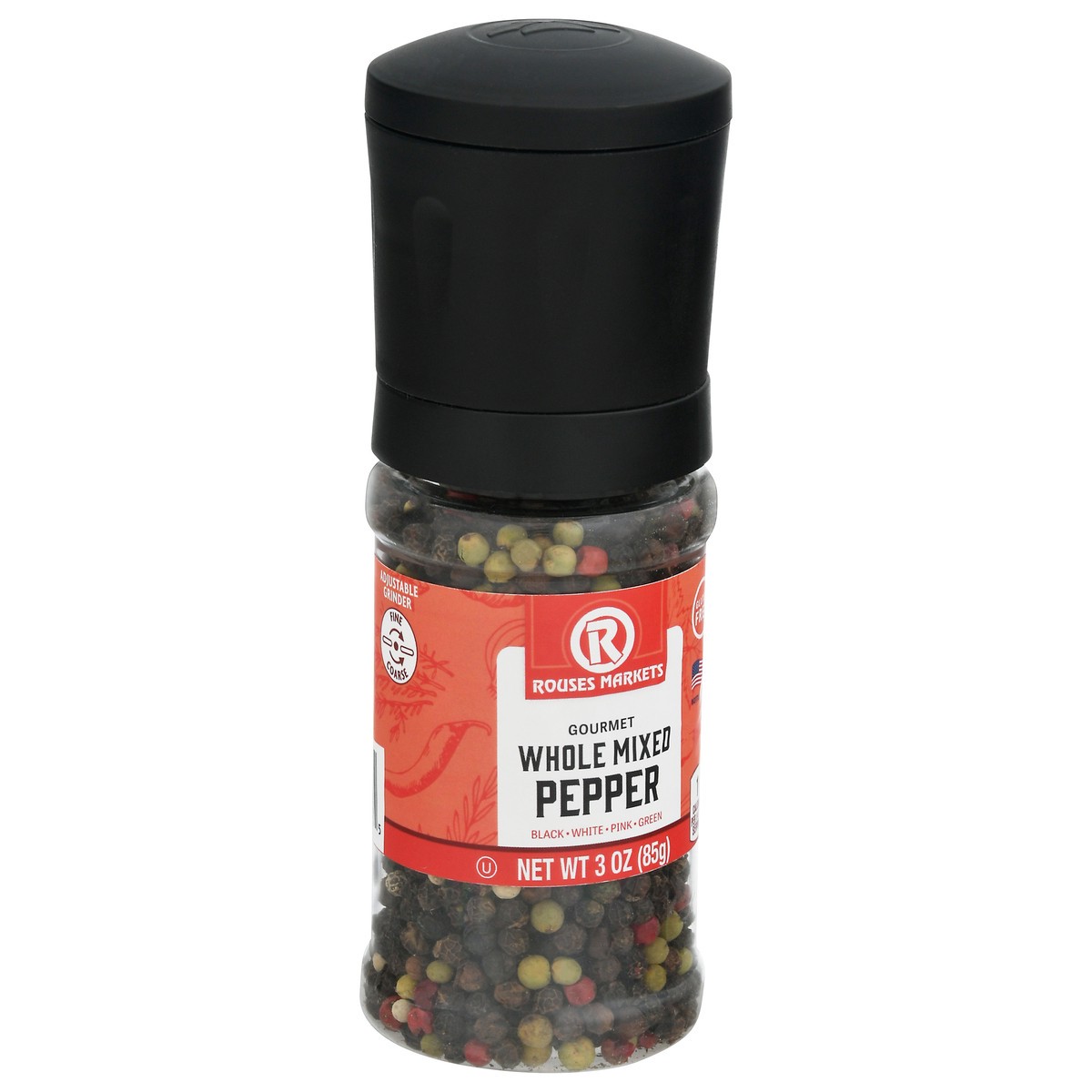 slide 10 of 13, Rouses Markets Whole Mixed Pepper Grinder 3 oz, 3 oz