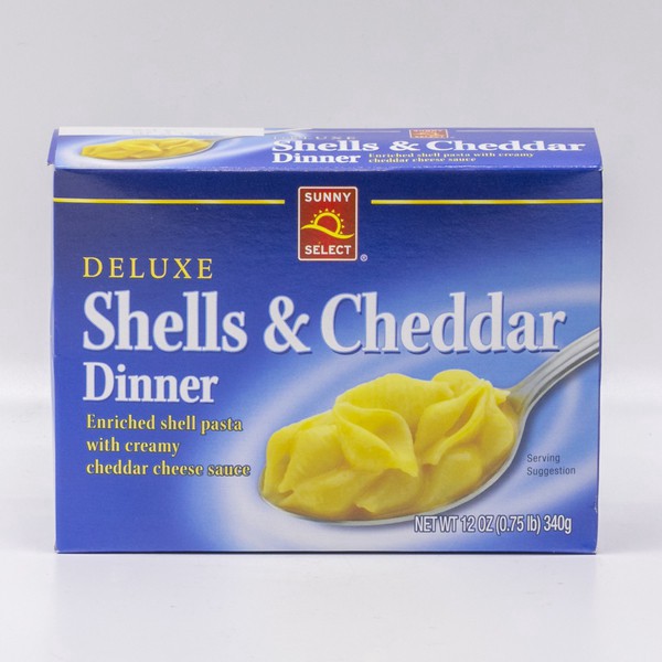 slide 1 of 1, Sunny Select Deluxe Shells & Cheddar Dinner 12 oz, 12 oz