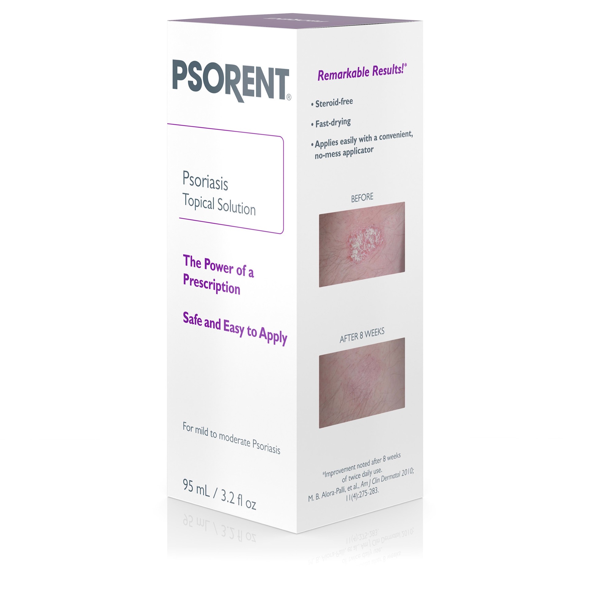 slide 2 of 5, PSORENT Psoriasis Topical Solution, 3.2 Fl. Oz, 95 ml