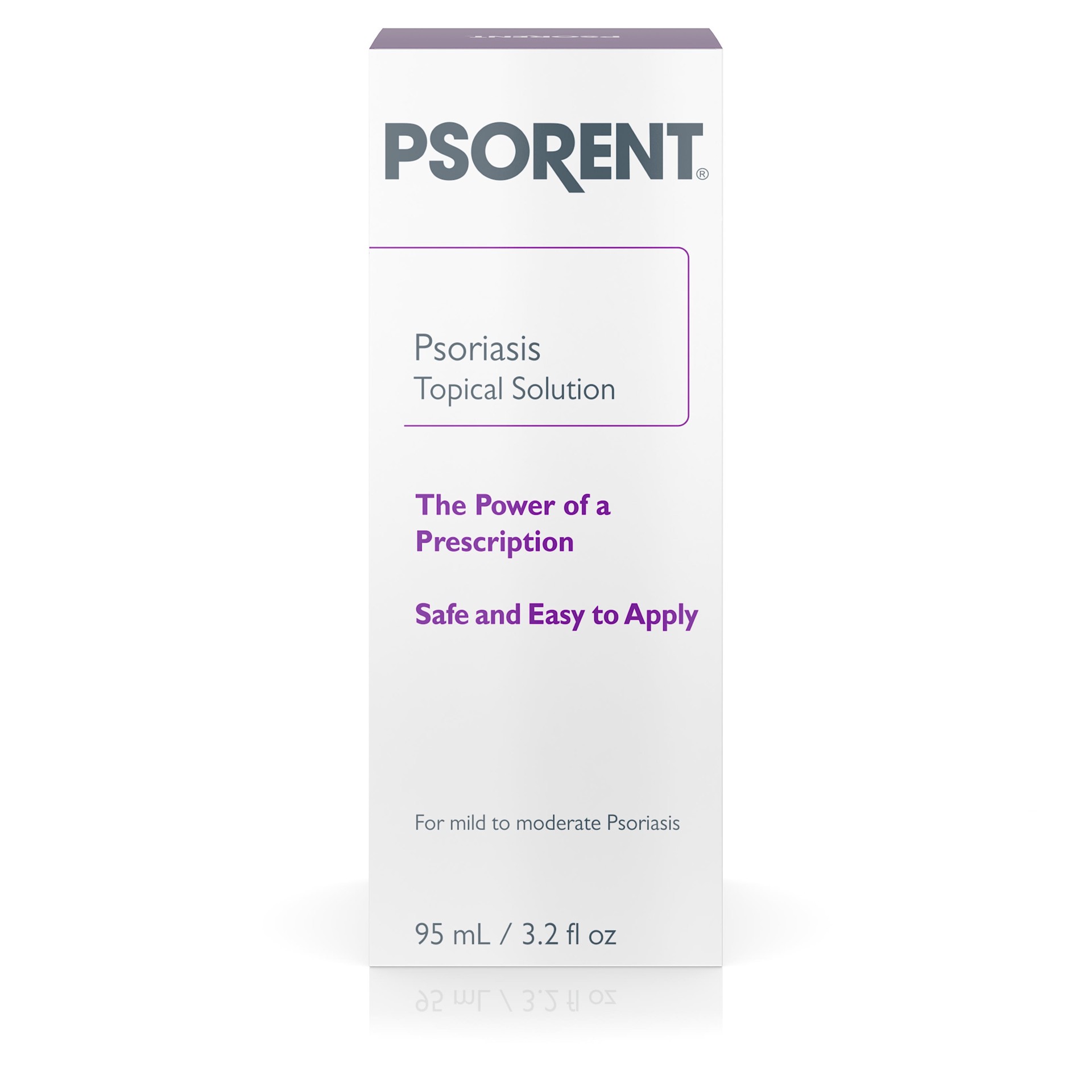 slide 1 of 5, PSORENT Psoriasis Topical Solution, 3.2 Fl. Oz, 95 ml