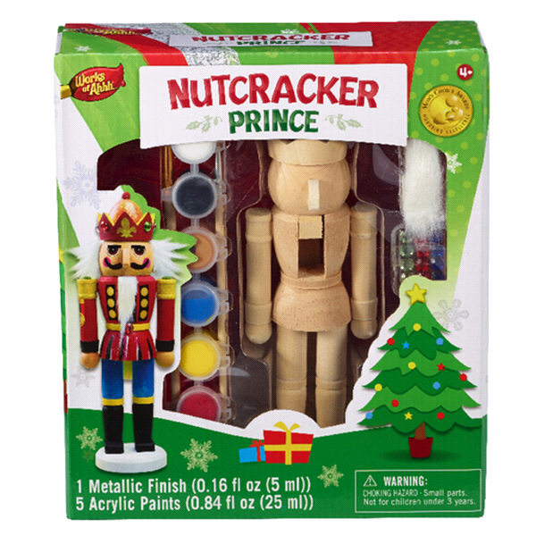 slide 1 of 1, Masterpieces Nutcracker Paint And Craft Kit - Assorted, 1 ct