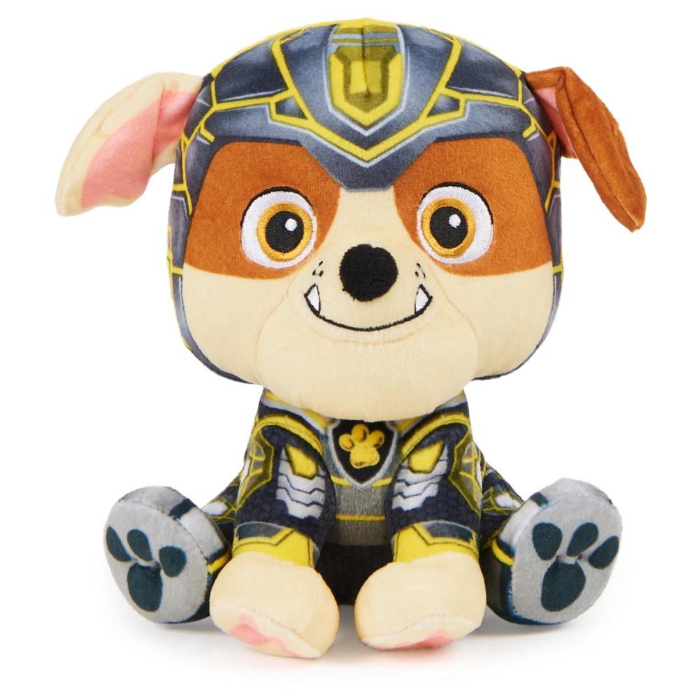 slide 1 of 5, PAW Patrol: The Mighty Movie Mighty Pups Rubble Plush Toy, 1 ct