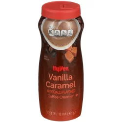 Hy-vee Vanilla Caramel Coffee Creamer - 15 oz